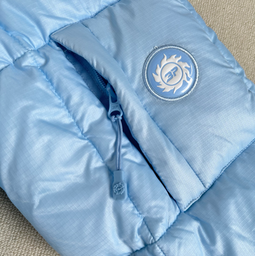 Broken Planet Baby Blue Puffer Jacket