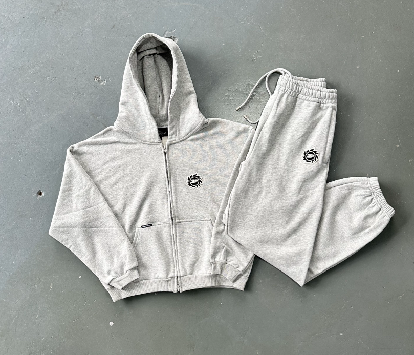 Broken Platen Zip-up Tracksuit