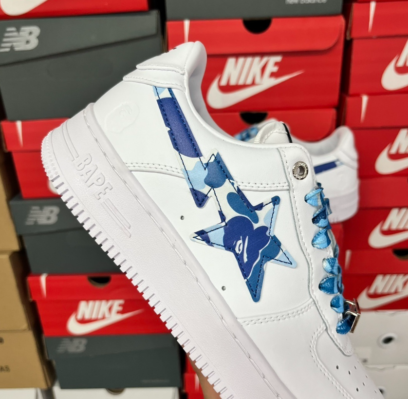 Blue Camo Bapestas